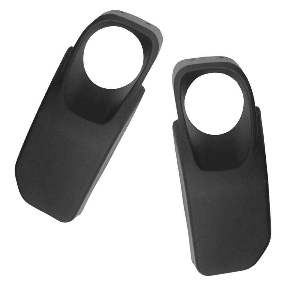 2pcs Front Plastic Fog lampshade Light Lamp Covers for Wrangler JK 10th Anniversary 2007-2017 Bumper Decoration Frame