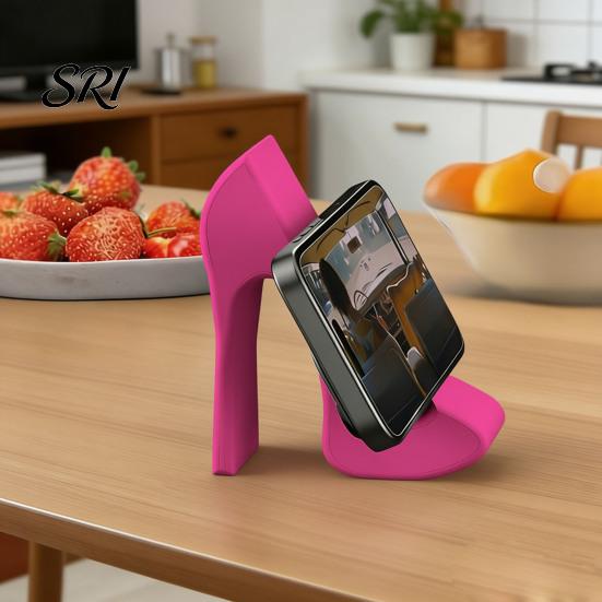 Unique Phone Stand Shoe Holder 3D Printed High Heel Shaped Dock for Desk Cell Display Home Office Table Durable