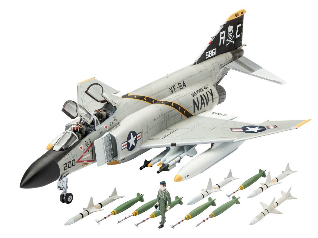 German Revell scale US Navy Phantom US Navy plastic model kit 03941 1/72 F-4J