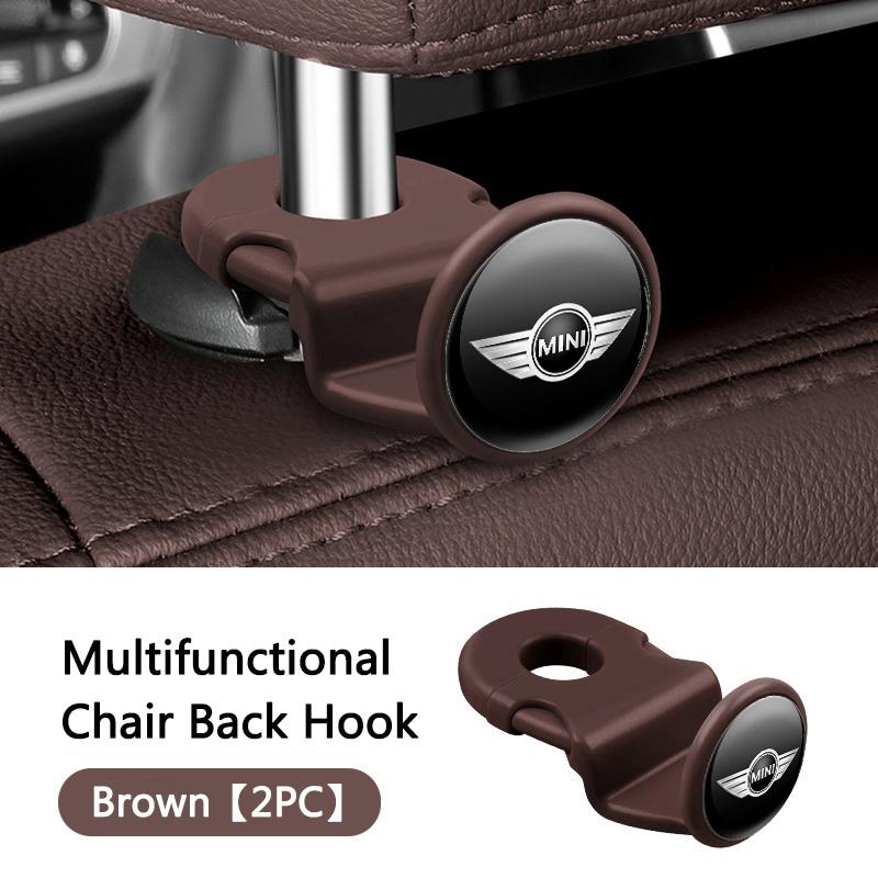 BBIQ7 Car Interior Hanging Storage Hook Clips Organizer For BMW Mini Cooper Countryman Clubman R55 R56 R60 F54 F55 F56 Sticker