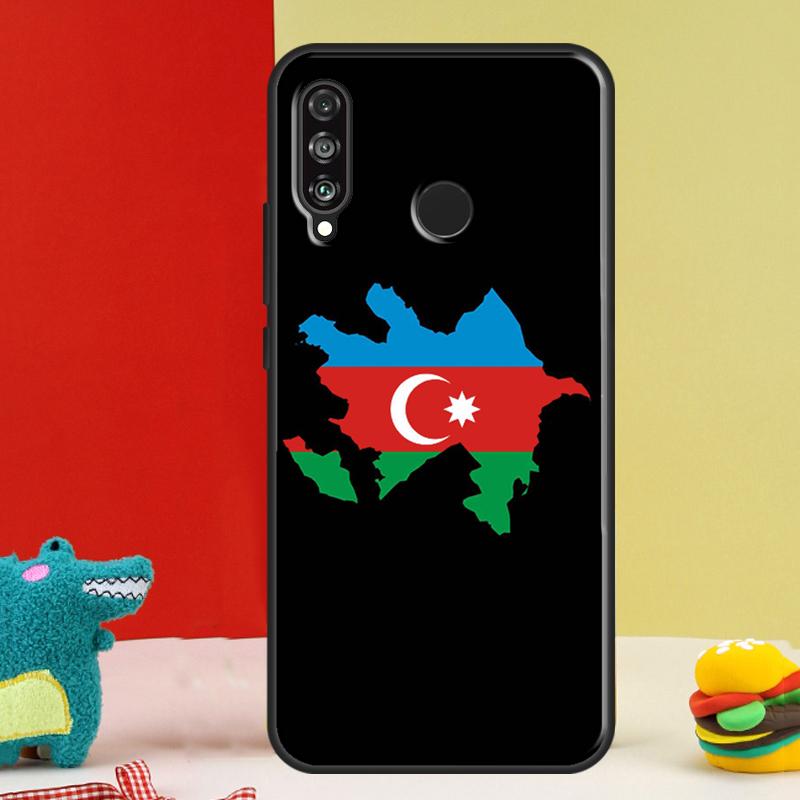 Флаг Азербайджана Для Huawei Nova 12i 12s 11i 5T 9 10 SE Y91 Y90 Y60 Y70 Y72 Y61 P60 Pro P20 P40 P30 Lite Чехол