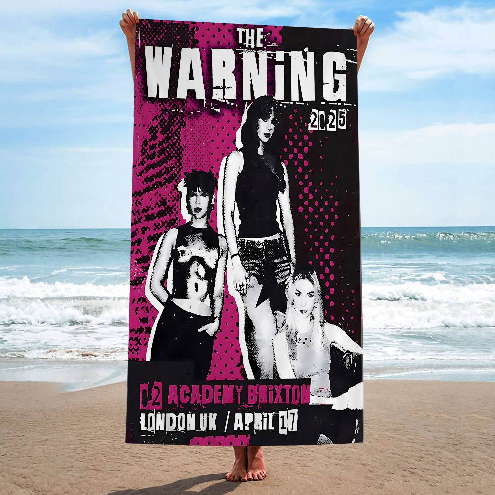Rock Band The W-Warning Аниме Пляжное Полотенце для Купания Мягкое Впитывающее Салфетка Детские Подарки Для Детей Поездки Туризм Спортзал