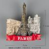 Лувр во Франции Магниты на холодильник из смолы Prous 3D с магнитными наклейками в качестве сувенира для Эйфелевой башни в Па