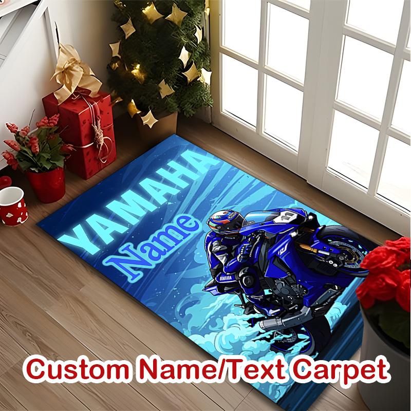 [Yamaha (3) Printed Carpet] Durable Home and Office Area Rug, Kitchen Farmhouse Decorative Floor Mat