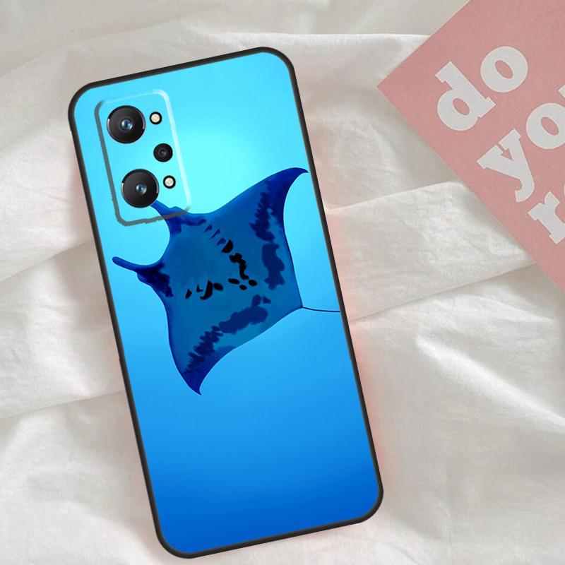 Чехол Animal Manta Ray для Realme C75 C63 C61 C65 C67 C55 C51 C53 C35 C71 15 11 12 13 14 Pro Plus GT6 GT7 Pro