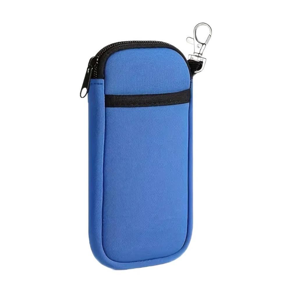 with Buckle Portable Glasses Case Portable Eyeglass Pouch Dustproof Zipper Phone Bag  Coin Storage