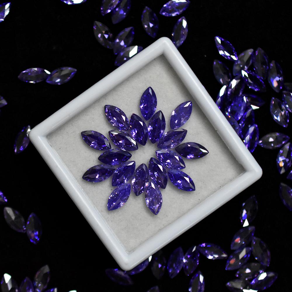 Natural Purple Sapphire Loose Gemstone Marquise Cut 12 ct 10x5 mm Lot September Birthday Birthstone