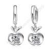 Top Sale Jewelry Sets Genuine 925 Sterling Silver Cubic Zircon Lever Back Earrings Pendant Necklaces For Wome Girls