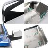 Chrome Direct Replacement Side Mirror Covers Caps For 2015- Ford F150, Directly Replace Style, Not Sticker Style