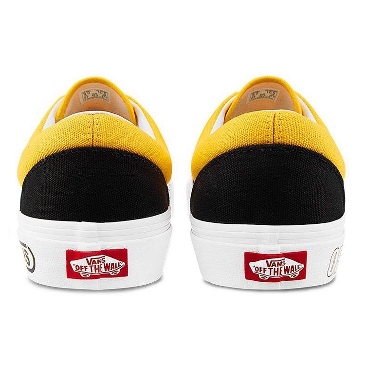 Vans Era Spliced Низкие кеды для скейтбординга Унисекс Кроссовки Черный Желтый VN0A4U39264