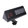 Desk Clamp Power Strip 15A 1875W 3 AC Outlets 3 USB A 1 PD20W USB C Ports Desktop Edges Mount Power Strip Surge