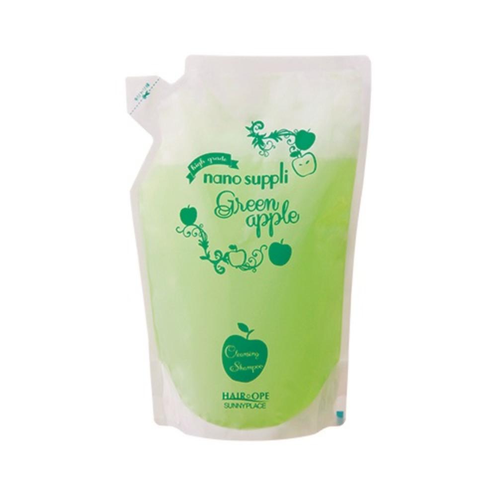 Sunny Place Nano Supplement Cleansing Shampoo Oolong Orange Green Apple Grape 1000ml Refill 800ml