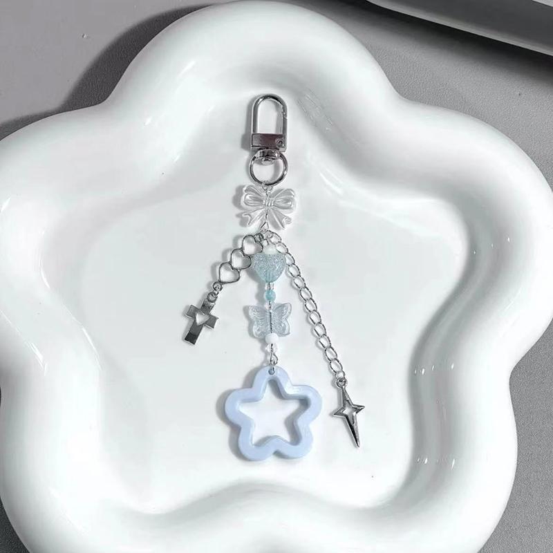 1 шт. подвеска в виде банта с кисточкой, ручная работа, брелок с бисером «Волна на Землю», брелок в виде меча Купидона, украшение своими руками