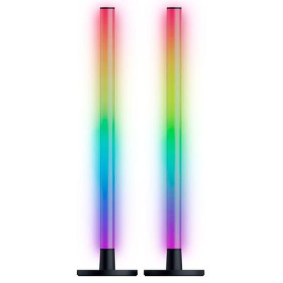 Aether Напольный светильник RGB Светодиодная панель для игр Реверсивная Двойная подсветка спереди и сзади для Matter Индивидуальная подсветка панели для ПК Один кабель для дома
