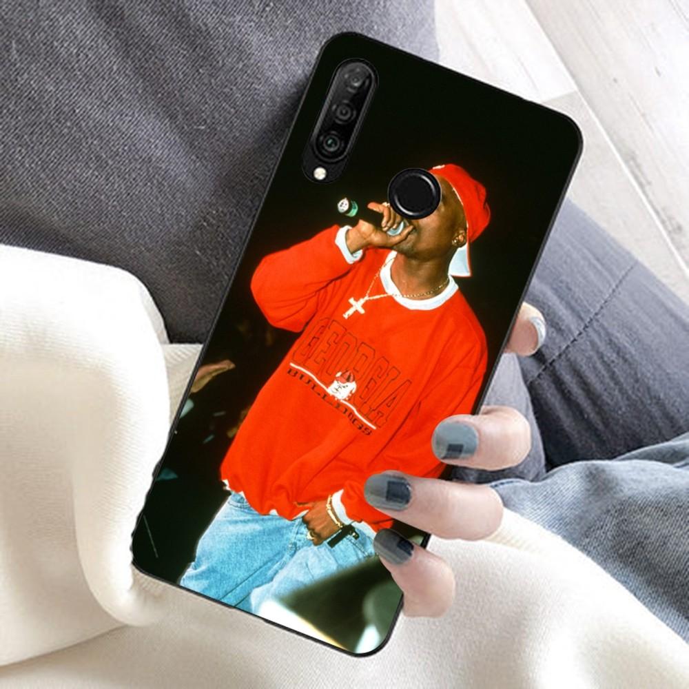 Rap Singer Tupac Shakur Phone Case For Huawei Honor 10 lite 9 20 7A 9X 30 50 60 70 pro plus Soft Silicone Cover