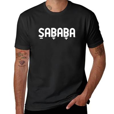 SABABA Иврит Сленг Крутая Футболка винтажная графика эстетичная одежда мужские винтажные футболки