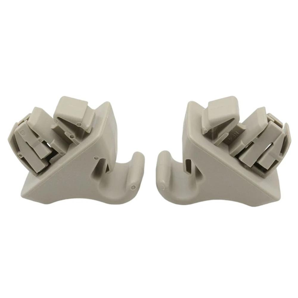 2 шт. Клипсы-держатели солнцезащитного козырька подходят для Mitsubishi Pajero/Montero MK3 2000-2006