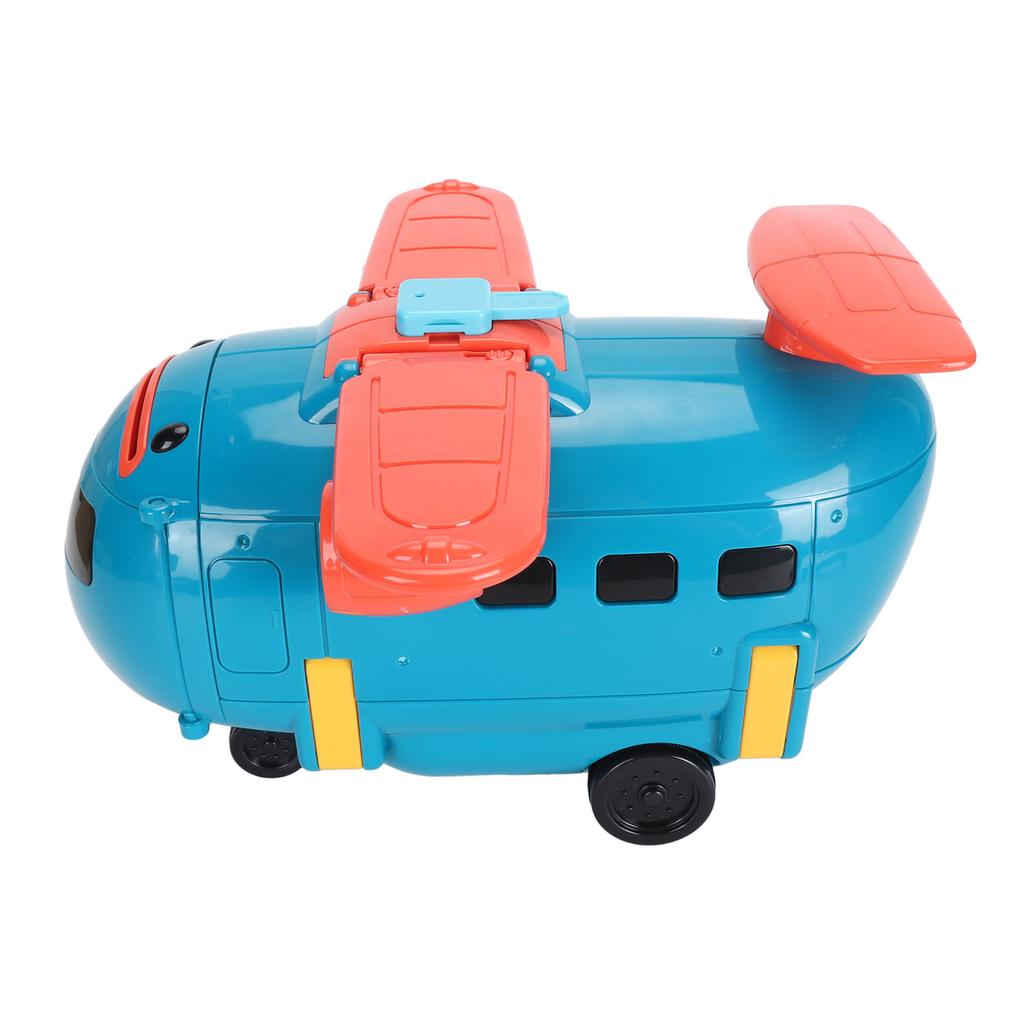 Трансформация самолета 3 в 1 рулевое колесо симулятор вождения денежный банк мультфильм электрический трек