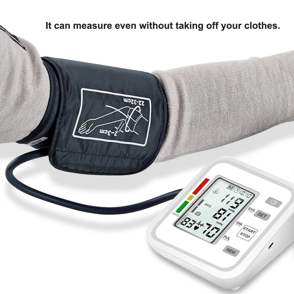 Upper Arm Style Automatic Electronic Blood Pressure Monitor for Home Use