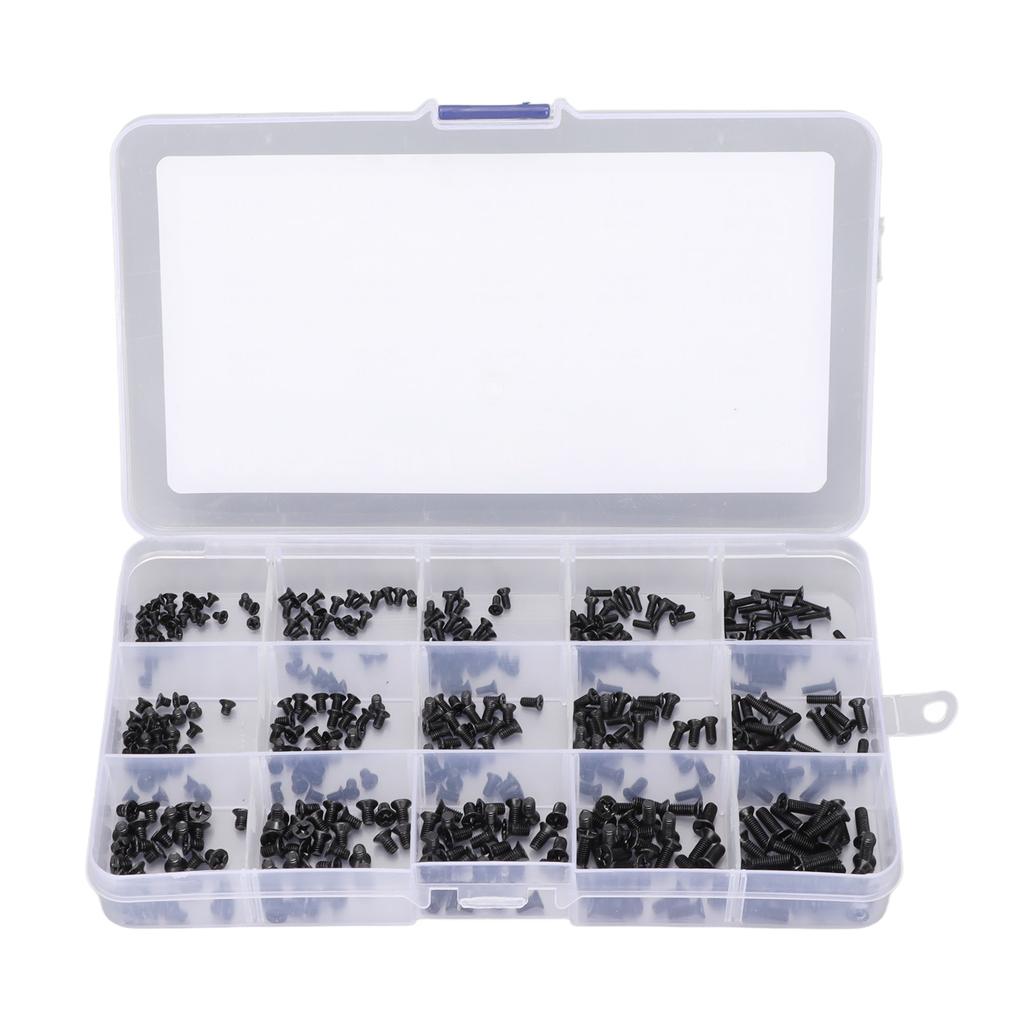 450 шт. винтов для ноутбука 15 типов портативный универсальный набор винтов для замены ноутбука из углеродистой стали