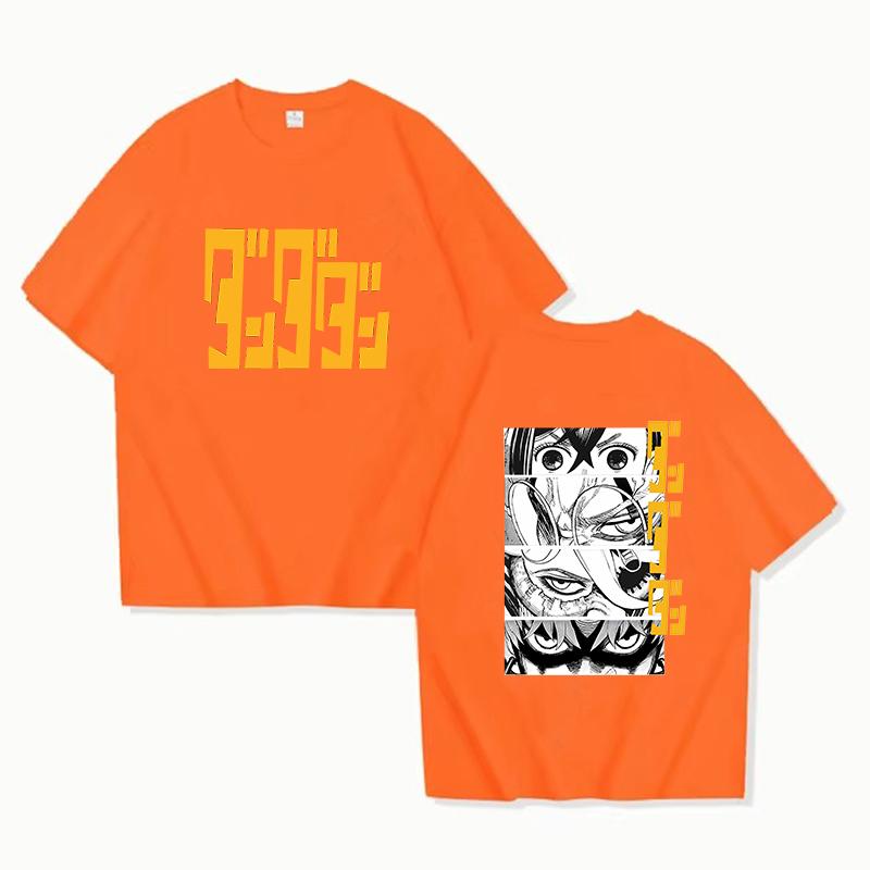 Dandadan Okarun хлопковая футболка унисекс женская дышащая классическая университетская футболка 2000-х годов корейская одежда эстетика хип-хоп