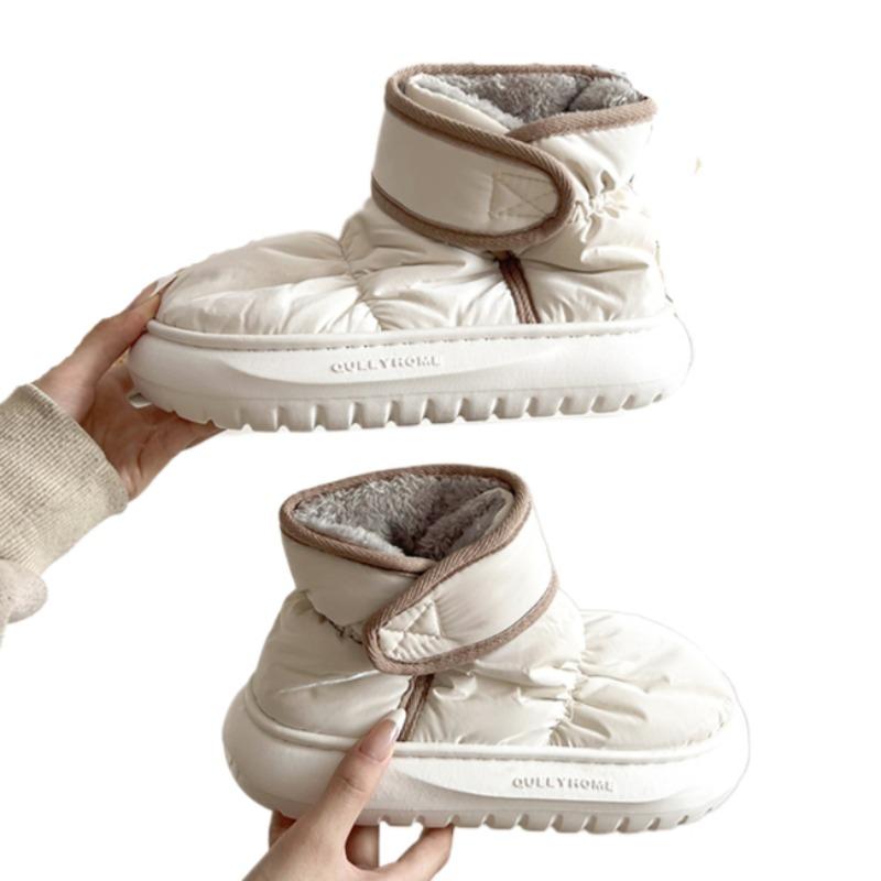 Модные женские зимние ботинки на платформе с ботильонами на плоской подошве, плюшевые теплые ботинки, зима 2025 года, тренд, новые удобные повседневные туфли, брендовая мягкая подошва Botas Mujer