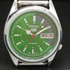 ВИНТАЖНЫЕ АВТОМАТИЧЕСКИЕ SEIKO 5 ВОССТАНОВЛЕННЫЕ ЯПОНСКИЕ МУЖСКИЕ ЧАСЫ С ЗЕЛЕНЫМ ЦИФЕРБЛАТОМ a446320-1