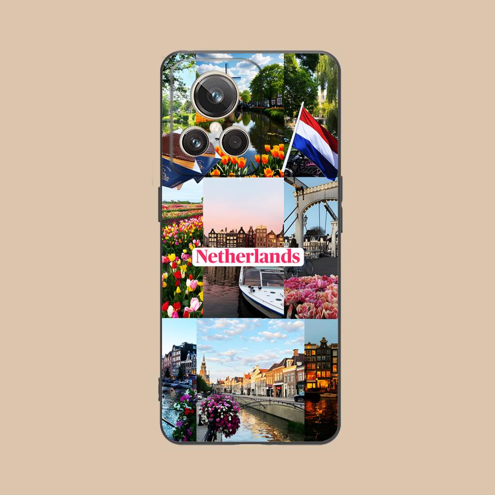 Netherland Dutch Flag Matte TPU Mobile Phone Case for Realme GT 8 Neo Pro C75 73 71 C67 65 C55 53 C35 31 C20 15 Colorful Cover