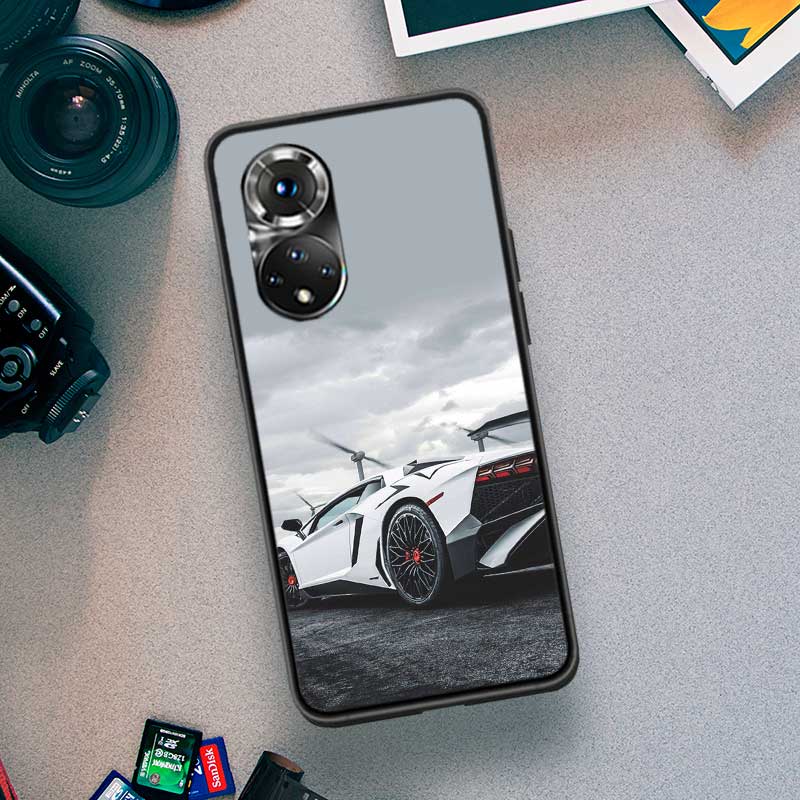 New Sports Cars Male Men Phone Case For Huawei P Smart 2021 Y5 Y6 Y7 Y9 Honor 50 20 Pro 10 10I 9 9X Y9S 8 8A 8X 8S 7S Cover