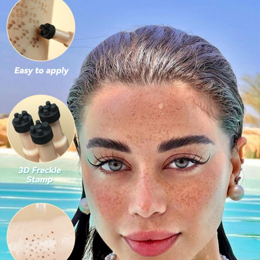 MLSMILE New Product Natural Simulation Freckles Are Not Easy To Fade Color and Waterproof and Dry Seal Seal Freckles Point Spots