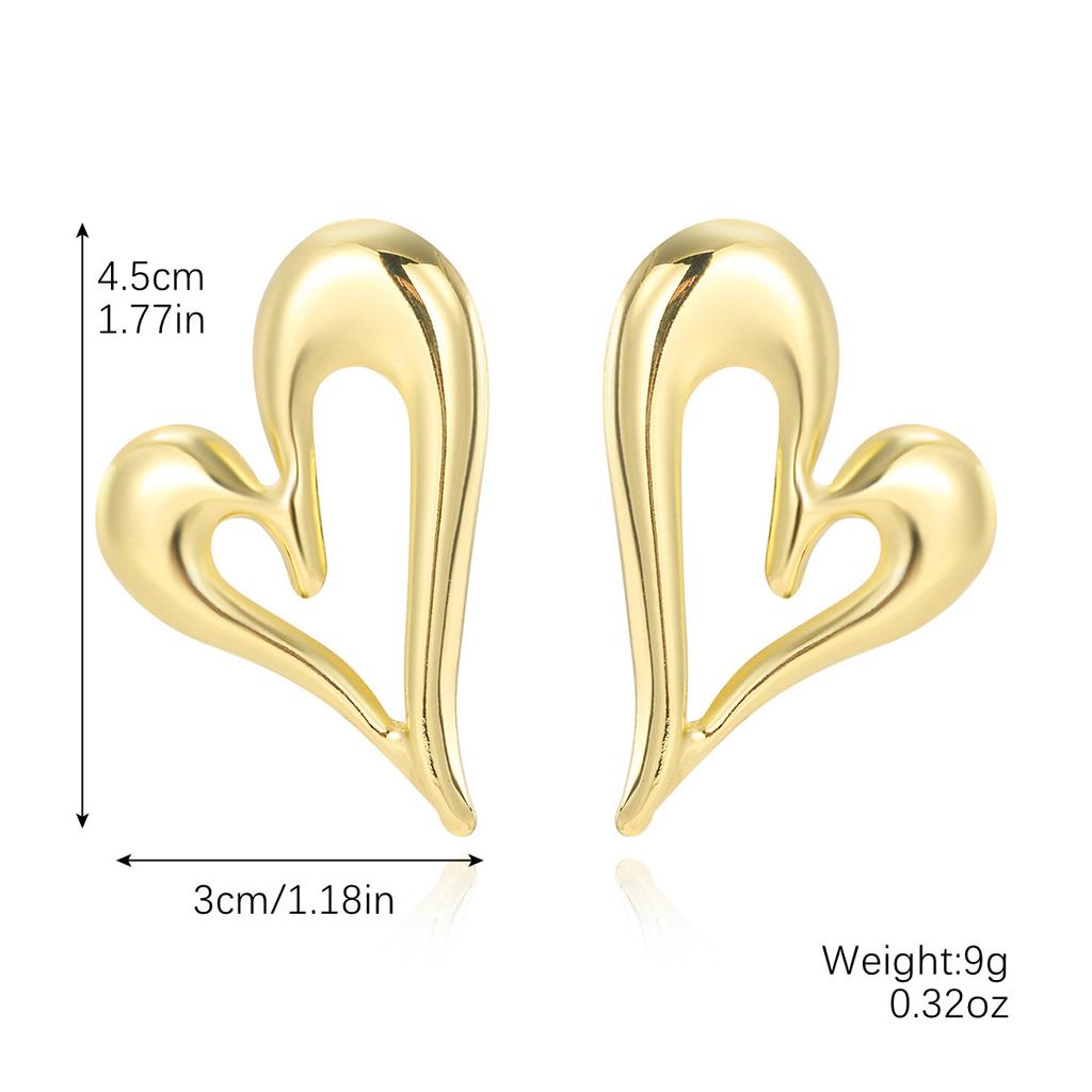 Exaggerated Temperament Earrings Gold Senior Sense Ins Cold Wind Simple Metal Droplets Pleated Pearl Flower Earrings