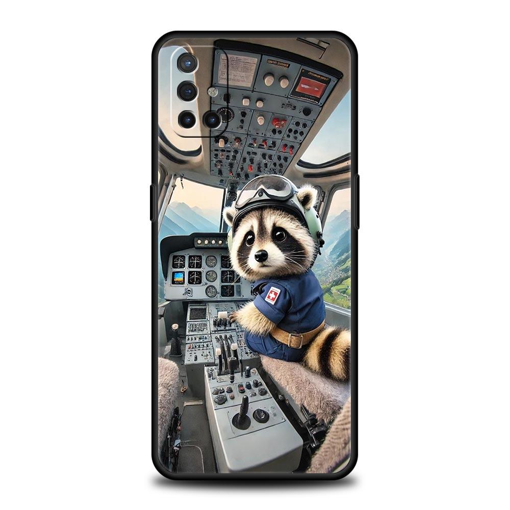 Phone Case For Oneplus 13R 13 12 10T 11 R10 Nord N100 N200 N10 9 9R CE 2 3 Z Pro Lite 5G Soft TPU Cover Mapache Fundas Capas Bag