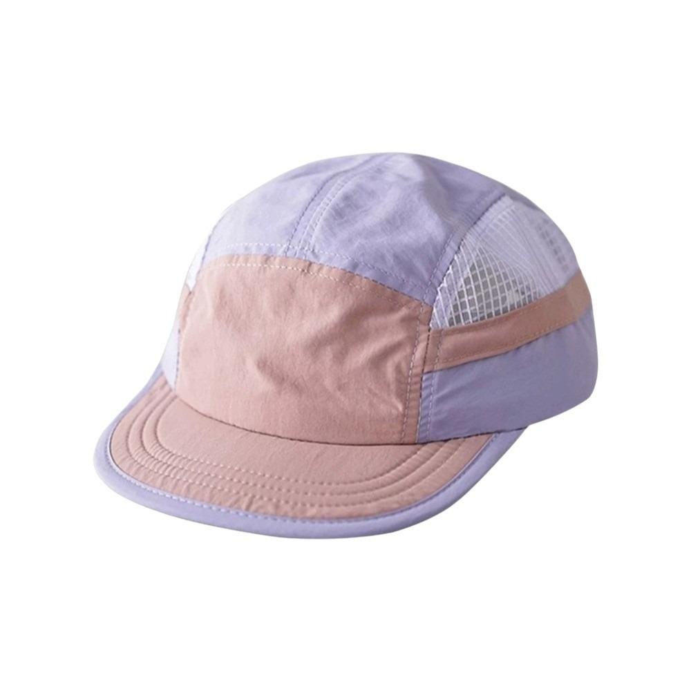 Fashion Color Matching Baseball Cap Quick-drying Korean Style Hiking Camping Hat 5-panel Breathable Men's Summer Hat Women