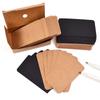 100pcs/box Blank Kraft Paper Card DIY Postcard Gift Labels Wedding Birthday Party Greeting Invitation Place Card Message Cards