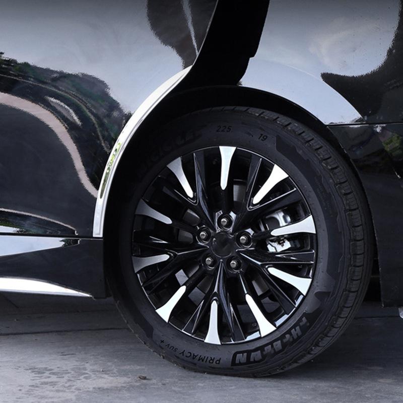 Для Toyota Alphard 40 Series 2024 2025 полоса из нержавеющей стали против столкновений на двери модифицированные аксессуары для наружного украшения автомобиля