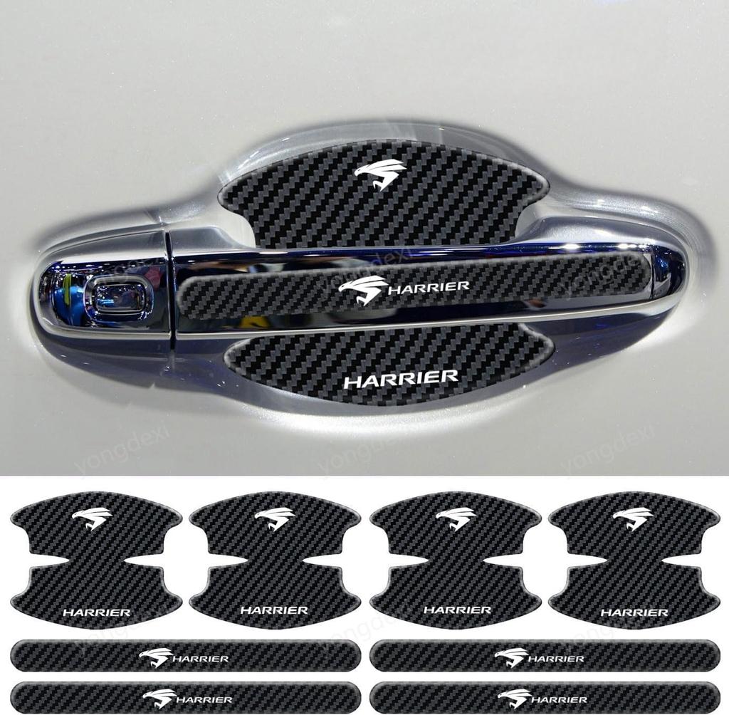 Ручка двери Toyota Harrier Последняя защита дверной ручки Совместима с Toyota Harrier HARRIER 30 80 60 65 Все углеволокно Царапины Истирание Лакокрасочное покрытие кузова Водонепроницаемый