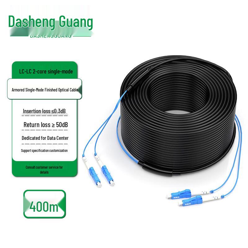 Dasheng Optic Outdoor Armored Single-mode LC-LC Fiber Optic Cable