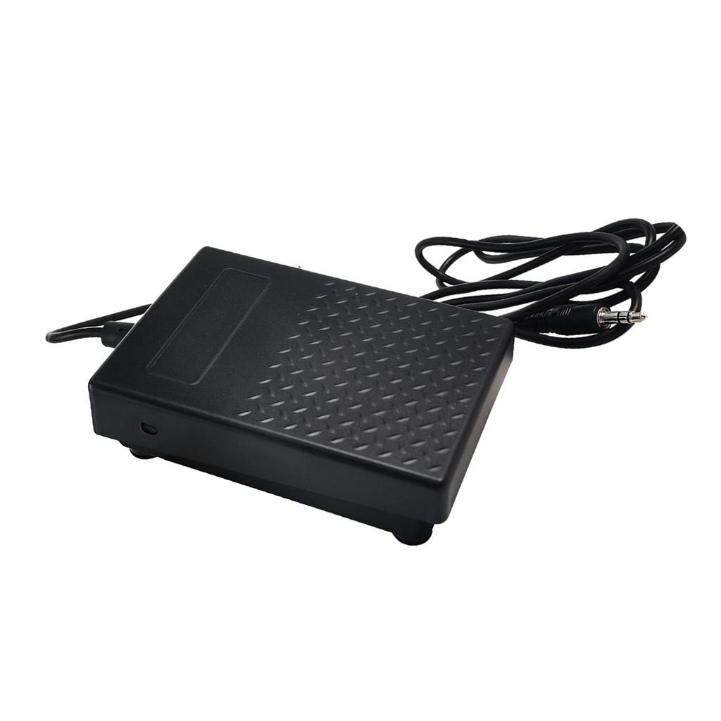 Metal Sustain Pedal Electronic Piano Pedal with 1.7M Cable and 3.5mm Plug for Electronic Keyboards Piano Accessories