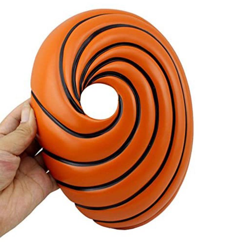 High Quality Tobi Akatsuki Uchiha Obito Cartoons Mask Masquerade Cosplay Full Face Party Resin Mask