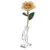 Gold Rose 24K Gold Plated Rose Gift Ornament for Birthday Anniversary Valentines Day