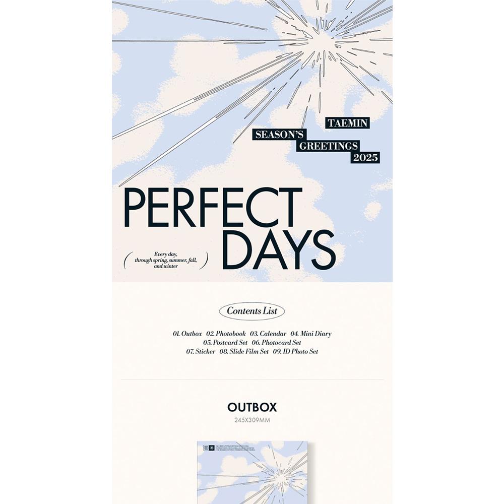 TAEMIN - ПОЗДРАВЛЕНИЯ С ВРЕМЕНЕМ ГОДА 2025 [Идеальные дни]
