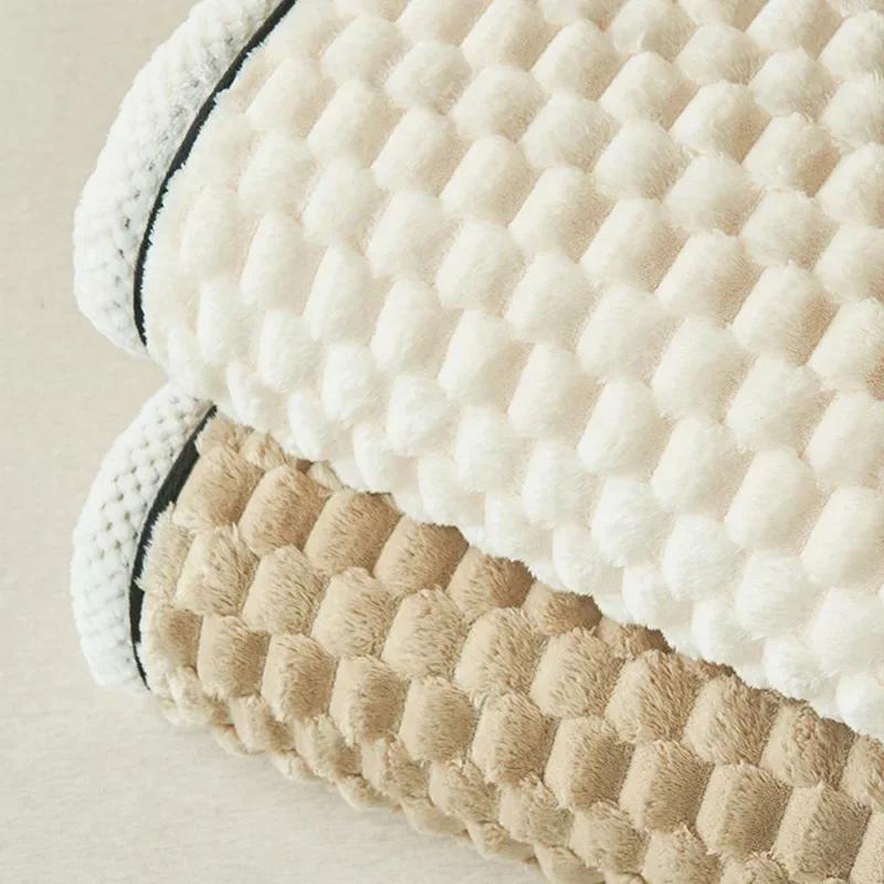 Коралловый бархатный плед диван кондиционер одеяло односпальное маленькое одеяло Farley