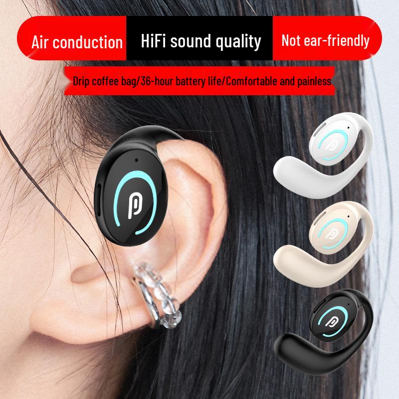 Новый стиль костной проводимости Bluetooth 5.3 Спортивные наушники-вкладыши с ультрадолгим временем работы от аккумулятора