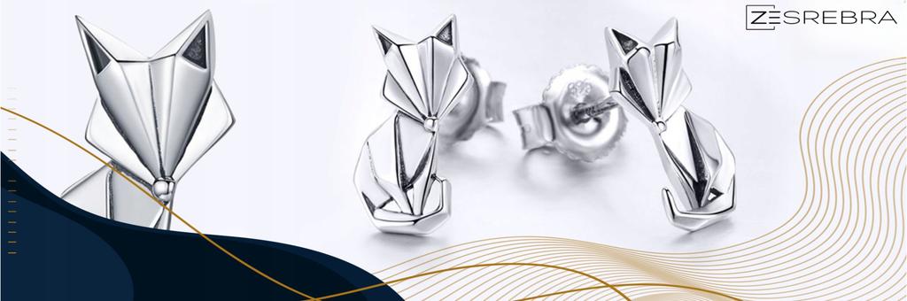 925 Fox Earrings, Foxes Box, S925 Fox, Animals, Pr 925