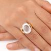 Natural Selenite Gemstone 925 Sterling Silver Jewelry Stylish Ring Women's Gift RR-61-39
