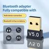 Bluetooth Audio Receiver USB Bluetooth 5.0 Adapter Transmitter Receiver USB Dongle Wireless USB Adapter for Computer PC Laptop