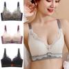 Latex Lingerie Women's Lace Bra No Underwire Top Support Adjustable Bra Breast Retraction Sexy Bra