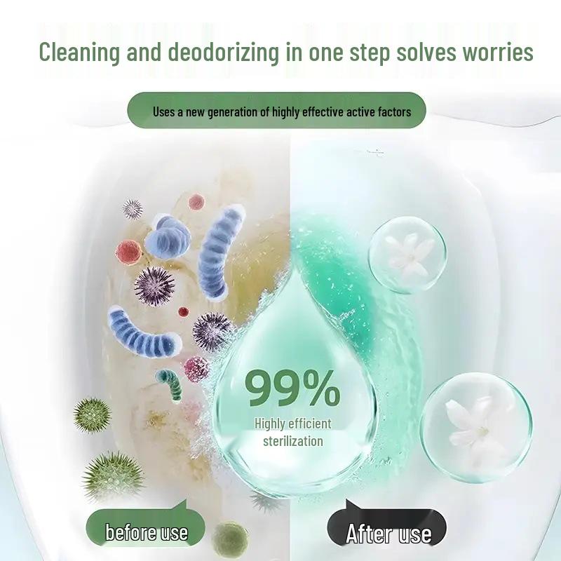 Средство для чистки унитаза: Блоки Ling - Мощное удаление накипи и дезодорация с длительным ароматом (20 шт.)