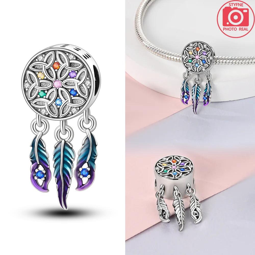 Beads Blue Series Fit Bracelet Charms Diy Original Fashion Charm Copper Pendants For Jewelry Maing Fine Gift Accessory