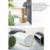 Press Type Ceramic Soap Dispenser Empty Hand Sanitizers Container Modern Liquid Pump Bottle  Sink